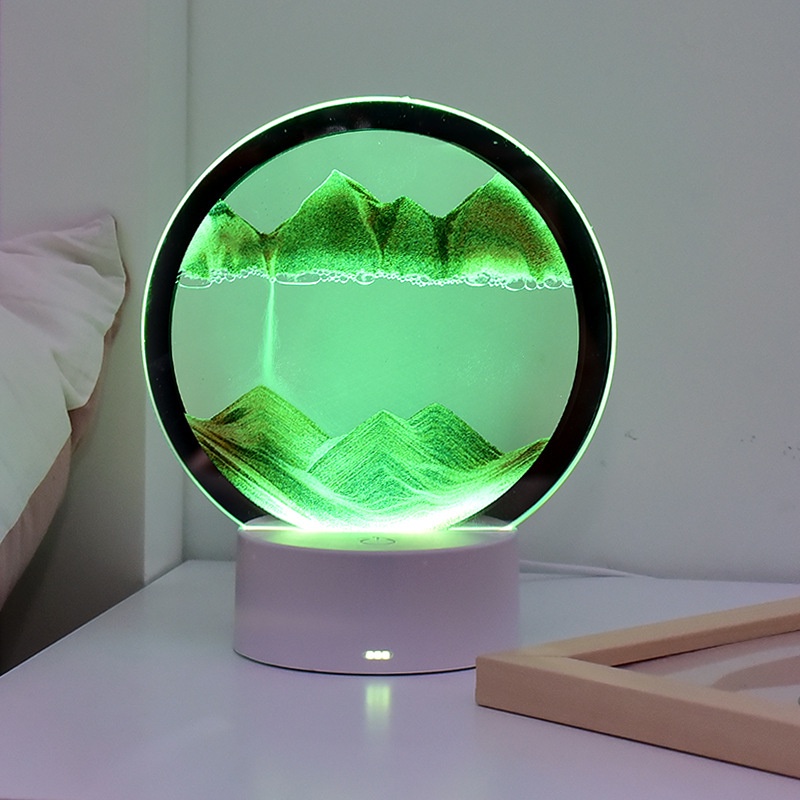 Tranh cát chuyển động 3D có đèn Led