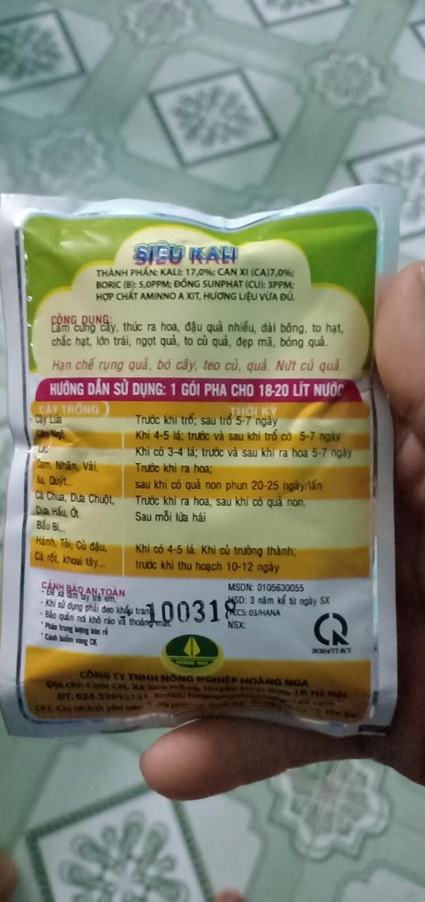 2 gói Phân bón SIÊU KALI