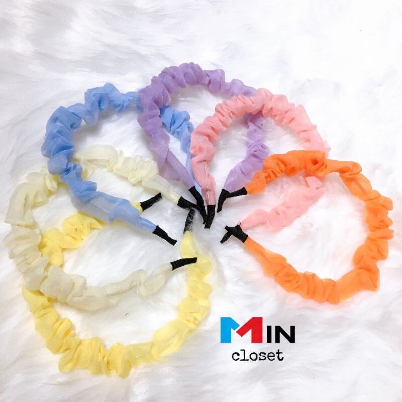 💖 Bờm tóc tiểu thư vải voan dễ thương 💖 - Mincloset