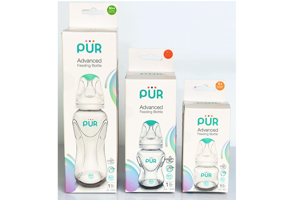 Bình sữa cổ thường Pur Advanced 60ml không chứa BPA (1800)