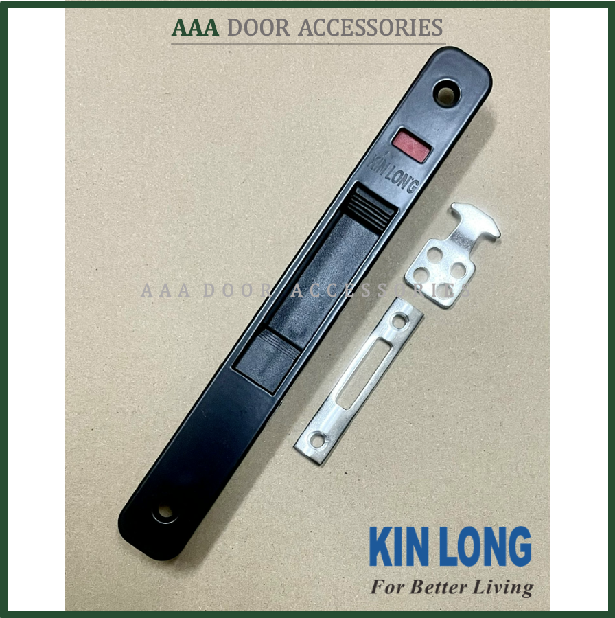 Chốt âm tự sập đen cửa lùa nhôm xingfa hệ 55 kinlong