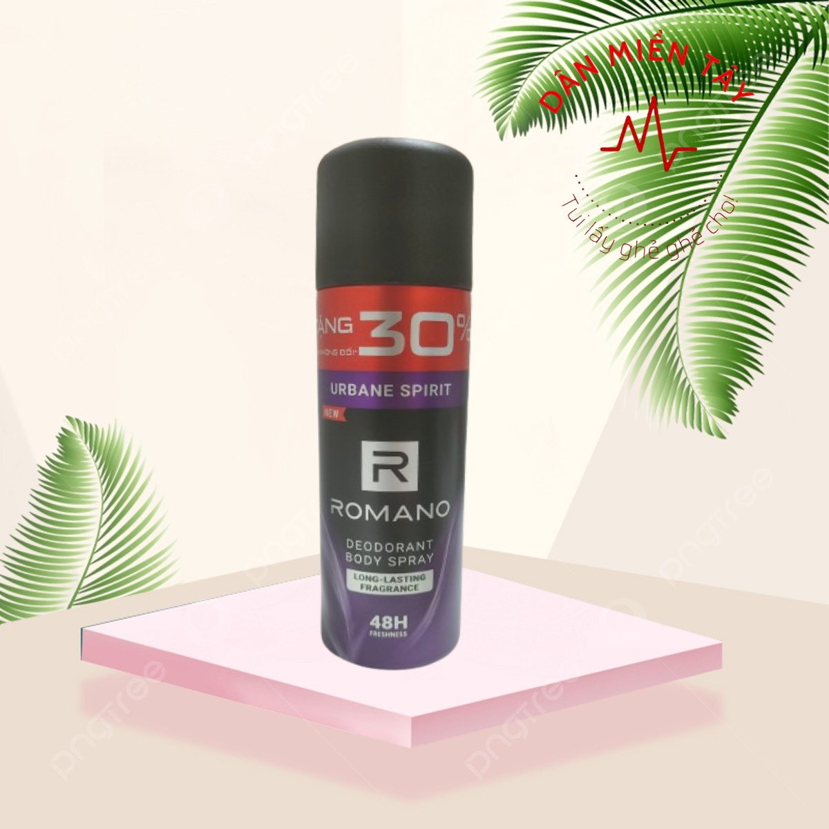 Xịt khử mùi cao cấp Romano Vip Vision/ Vip Passion 195ml.