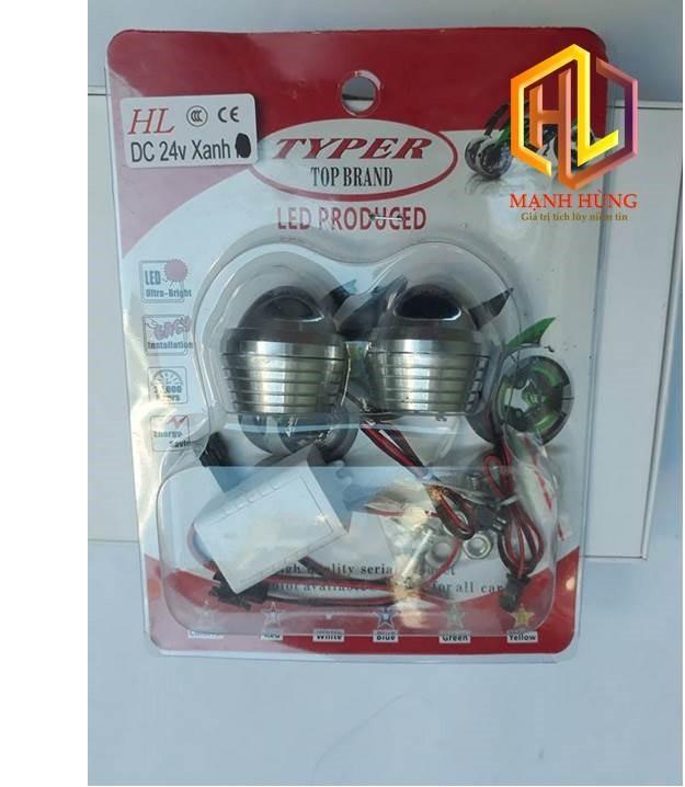 Đèn chớp nháy mắt trâu 12-24V Màu Đỏ