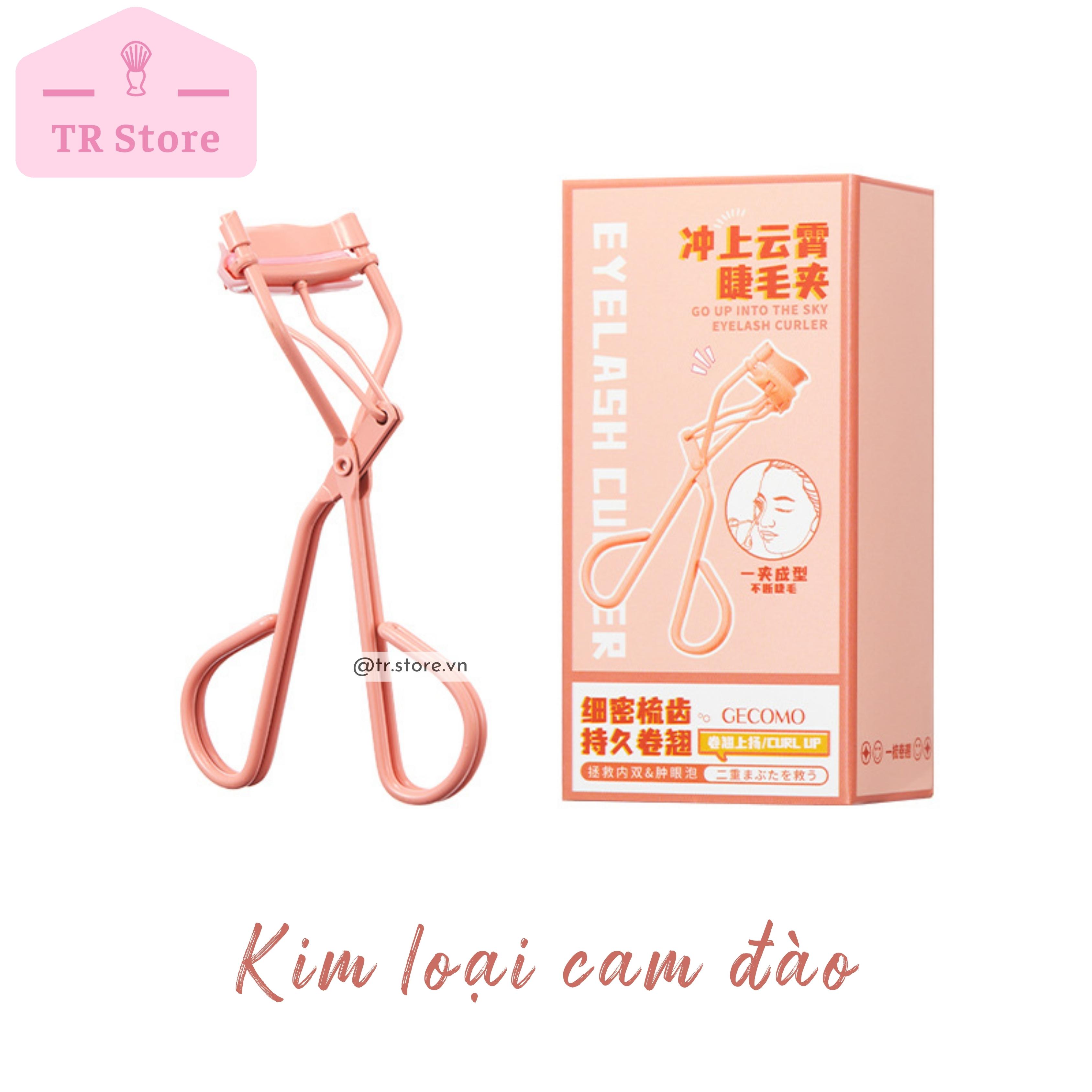 Dụng cụ bấm mi lược tơi mi 2 trong 1 trang điểm mắt cong mi