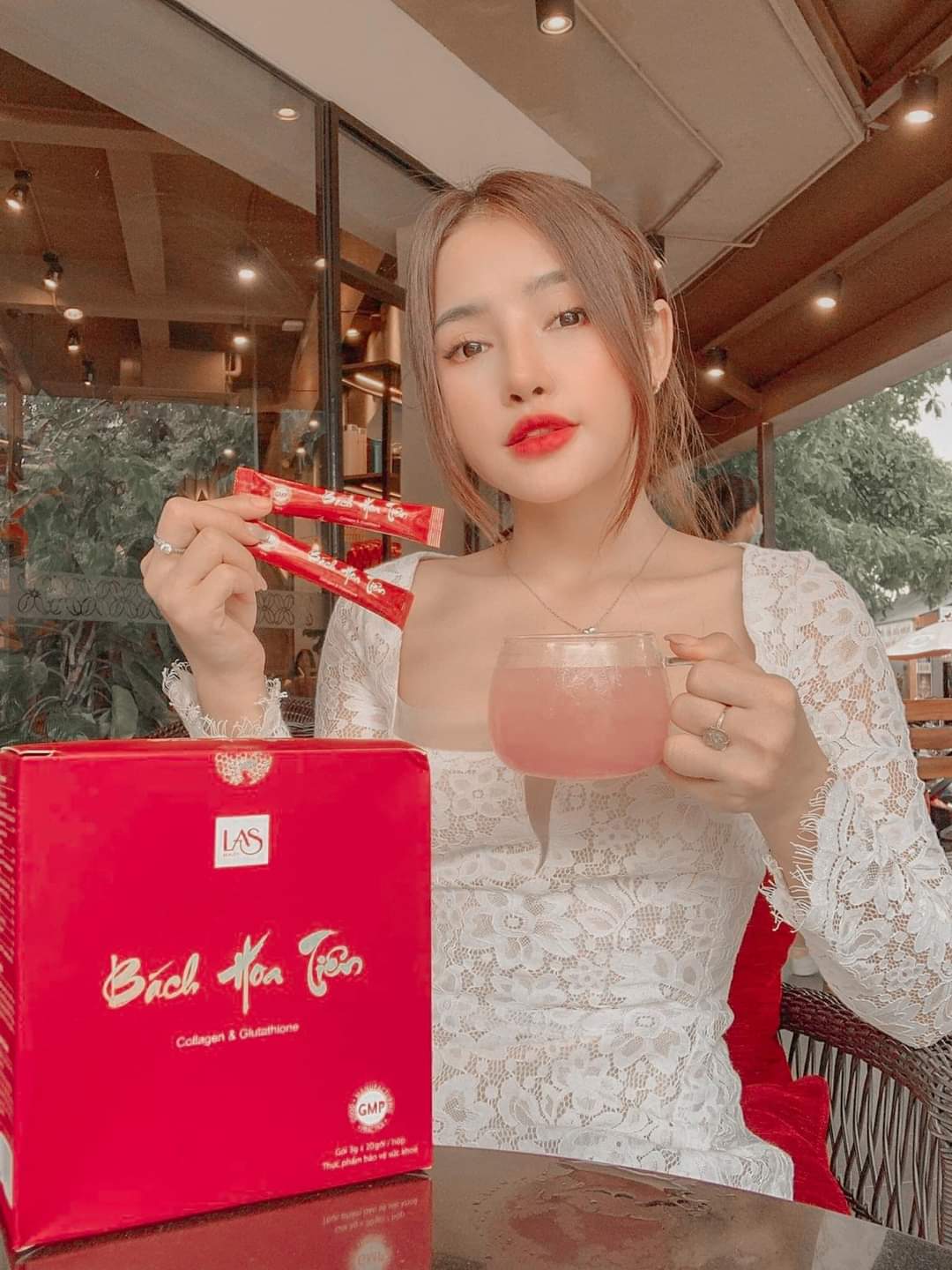 [Chính Hãng] Bách Hoa Tiên Las Beauty - Cốm uống đẹp da