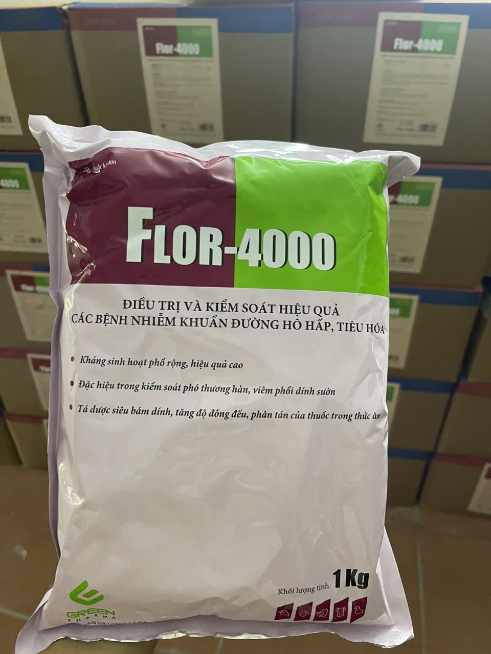 Flor-4000 pet respiration control strong Flor fencol in cough, borax, seasonal change.