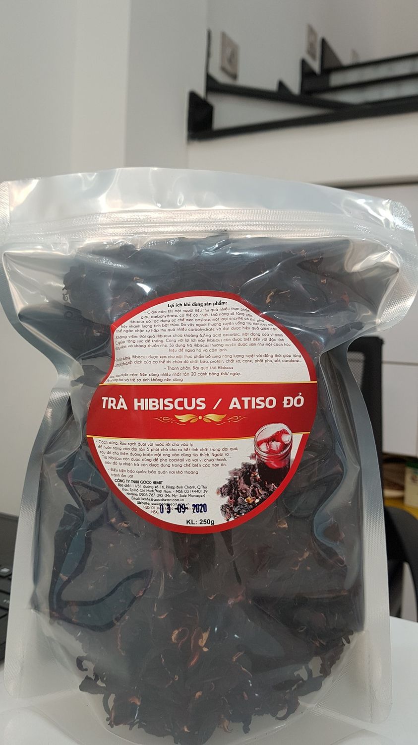 Trà atiso đỏ/ trà hibiscus đỏ đậm 1kg