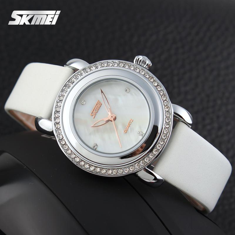 Đồng hồ nữ dây da Skmei 9093L