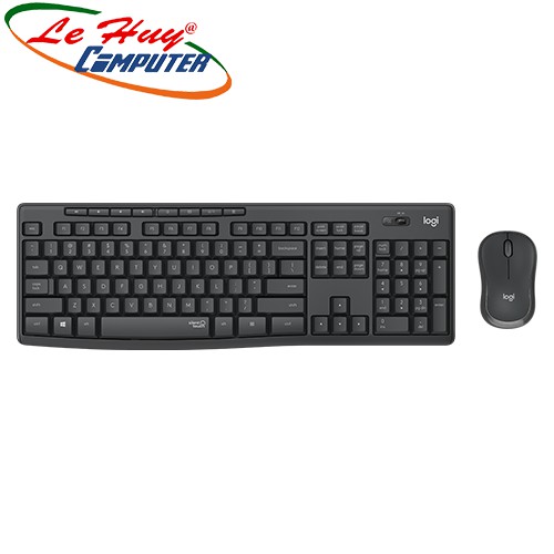 Bộ bàn phím và chuột không dây logitech silent mk295 - chính hãng