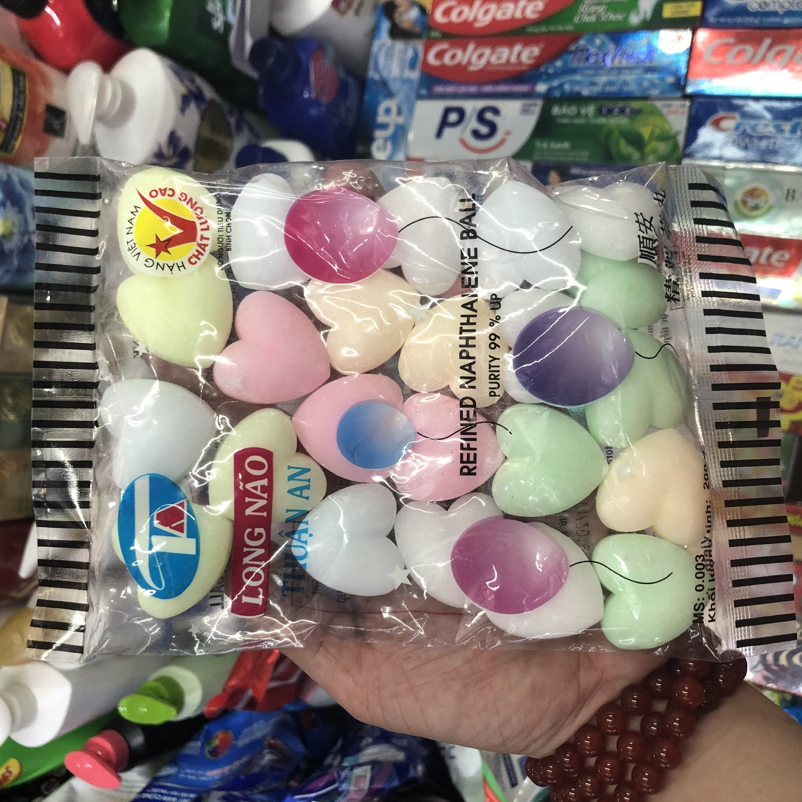 Long não Thuận An viên tròn trắng hoặc tim màu