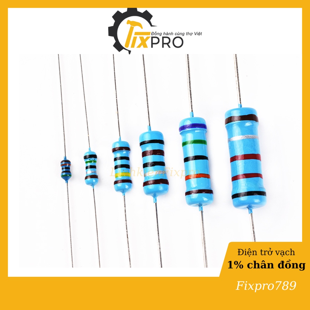Điện trở 270K 2W chân đồng túi 10c - Fixpro