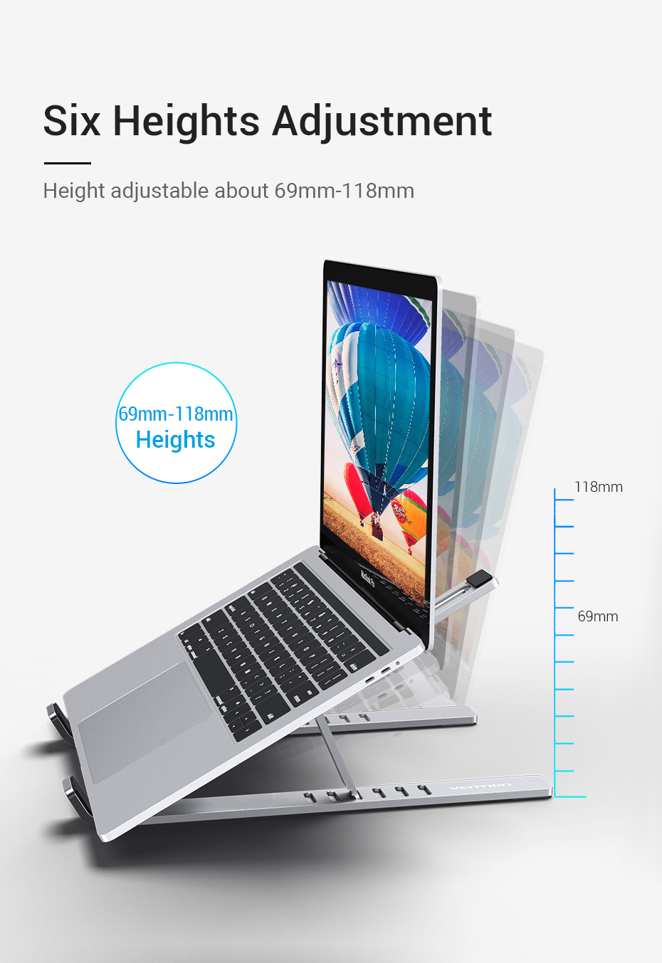 Đế laptop - kê laptop Vention