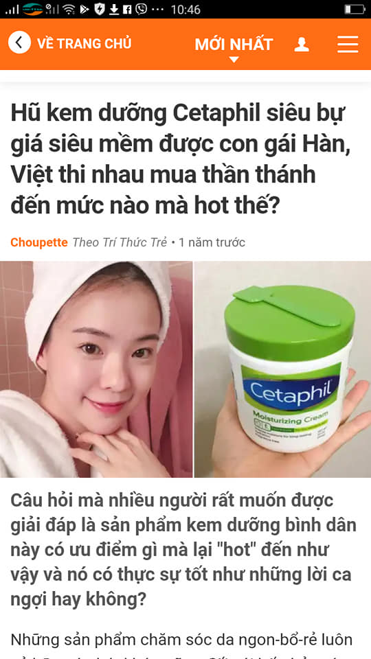 Kem dưỡng ẩm Cetaphil Moisturizing Cream