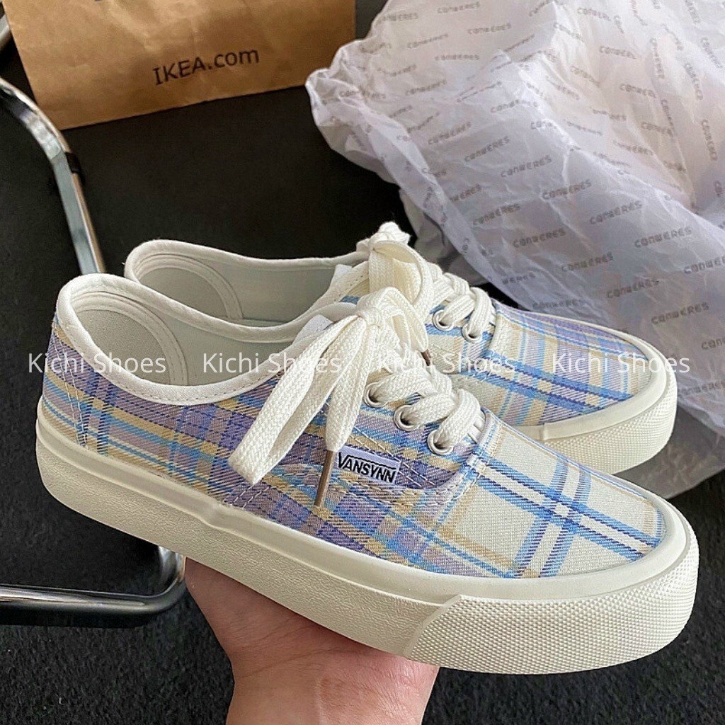 Giày nữ sneaker vải vavar mềm in hình sục tạo điểm nhấn phù hợp học sinh