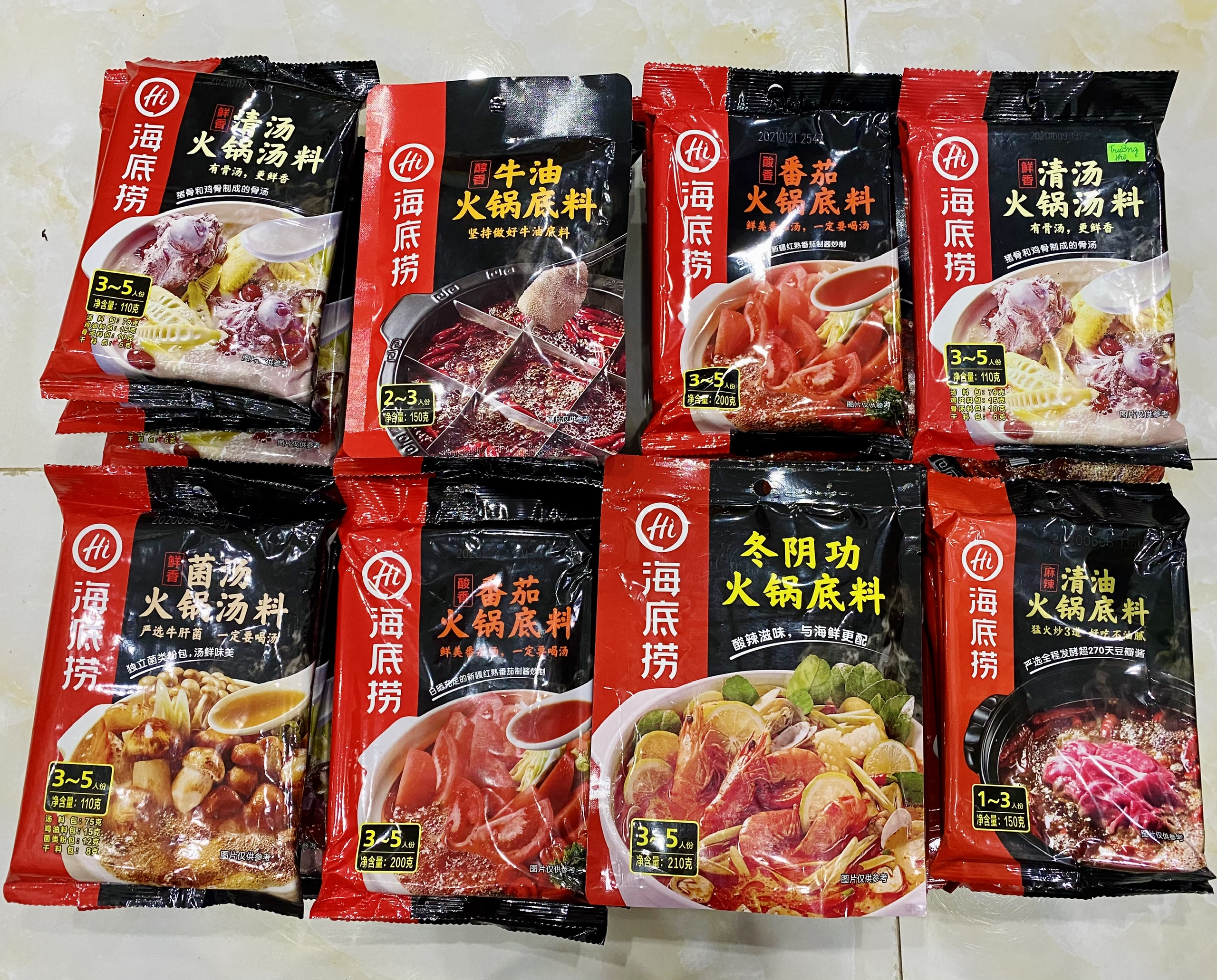 Gia vị lẩu Haidilao thượng hạng [Hàng chuẩn][FreeShip]