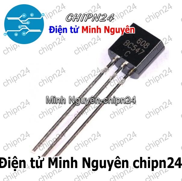 [25 con] (KT1) Transistor BC547 TO-92 NPN 100mA 45V (547) - HH000935