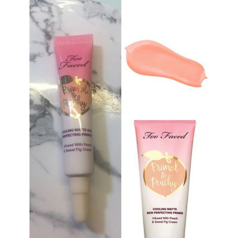[Chính hãng] Kem lót Too Faced - Primed & peachy cooling matte perfecting primer (mini 5ml)