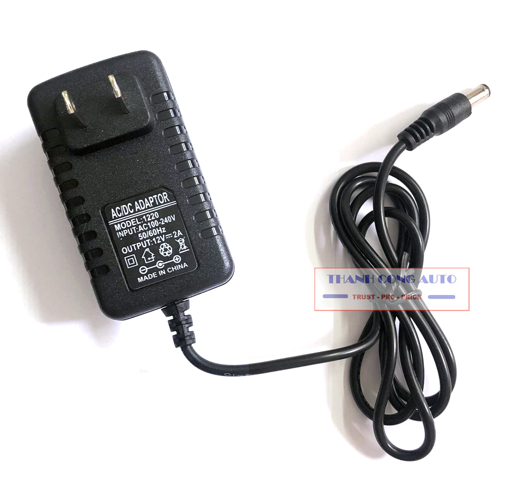 Sạc nguồn adapter 12V- 2A chân thường