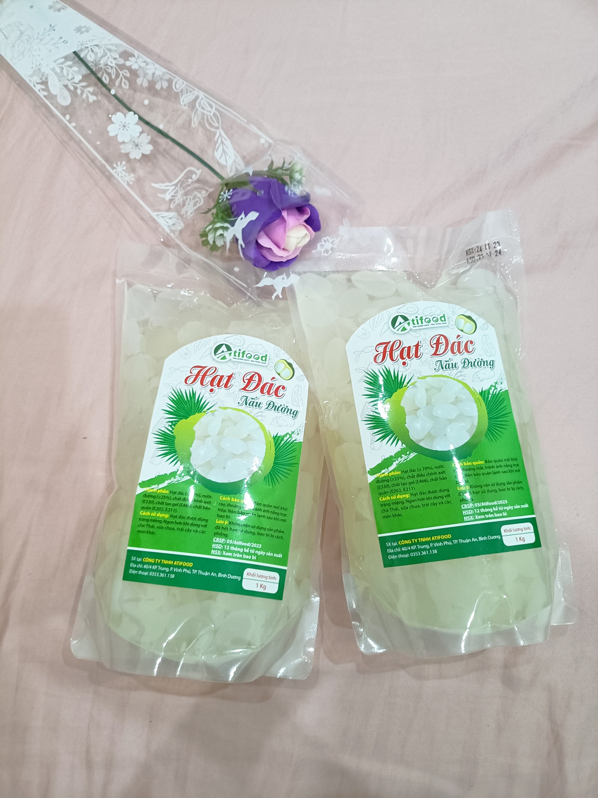 Hạt Đác Nấu Đường Atifood 1kg