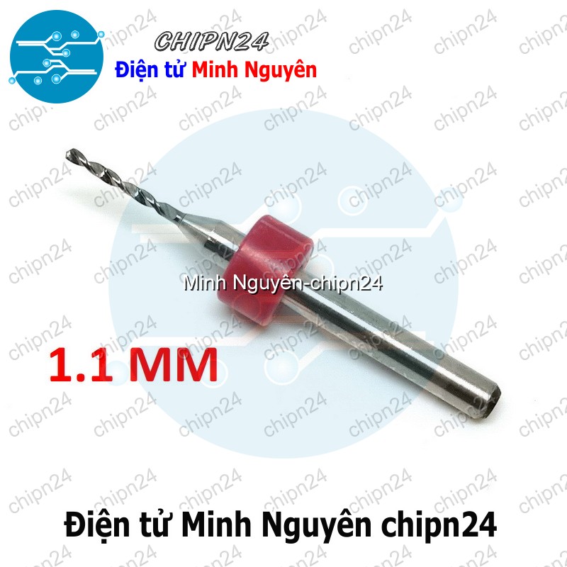 [2 cây] Mũi khoan mạch in CNC 1.1mm (Mạch điện tử, PCB) - HH000920