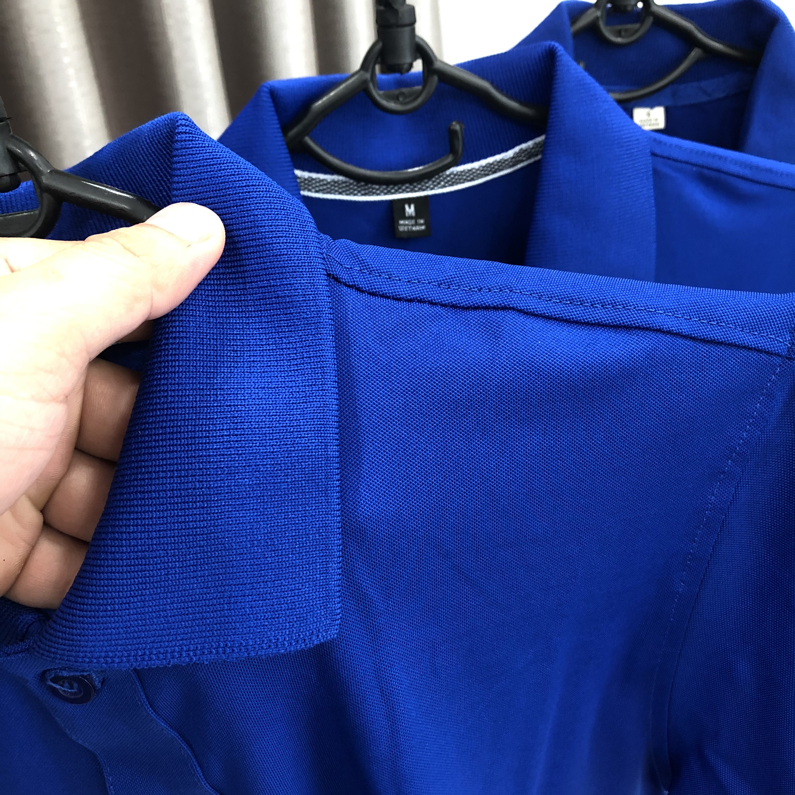 Áo Thun Nữ Có Cổ  Tay Ngắn Form Xuông Dùng Được Cho Nam Vải Cá Sấu 4 Chiều Thoáng Mát Không Đổ Lông