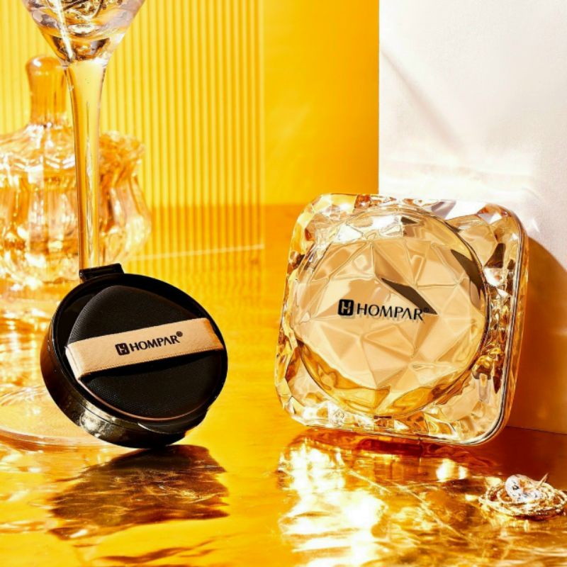 Phấn Nước Trang Điểm BB Air Cushion Hompar Vàng,