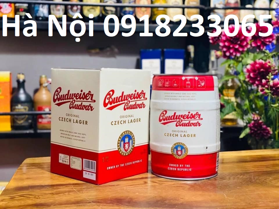 Bia Budweiser Budvar bom 5 lít Tiệp