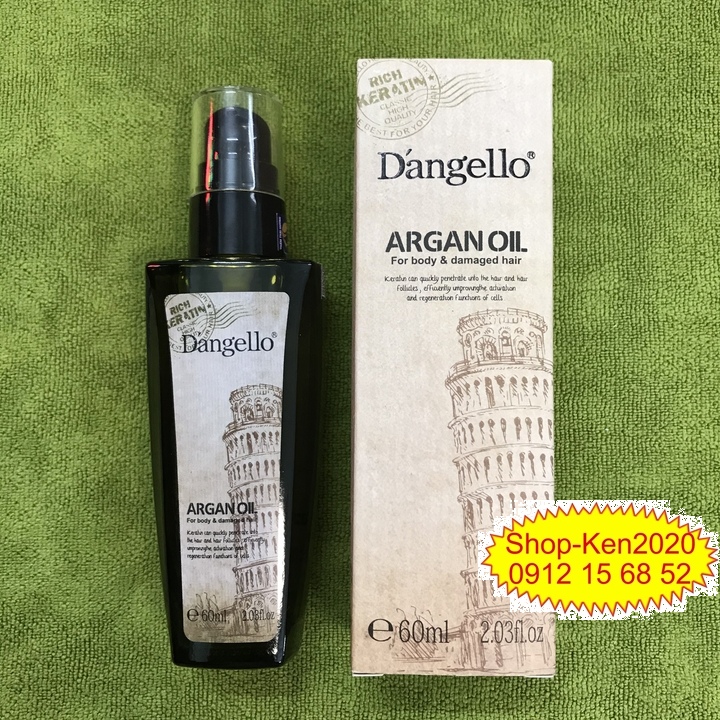 Tinh dầu dưỡng tóc Dangello Argan Oil 60ml