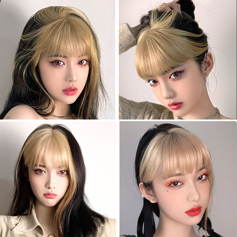 [ Mã 99FASHIONSALE1 giảm 10K đơn 50K ] Mái Tóc Giả 3d Xinh Xắn Dành Cho Nữ