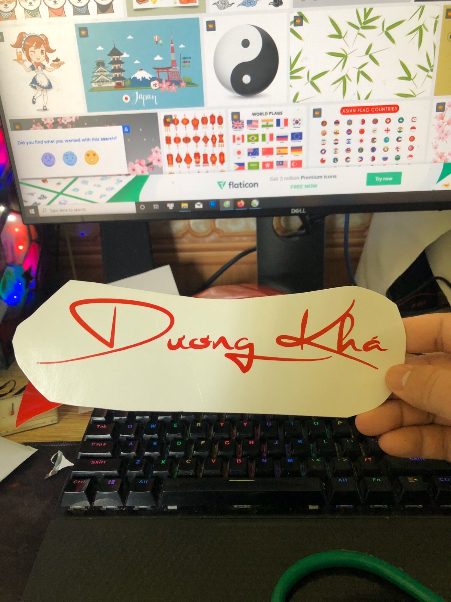 Tem chữ kí theo yêu cầu