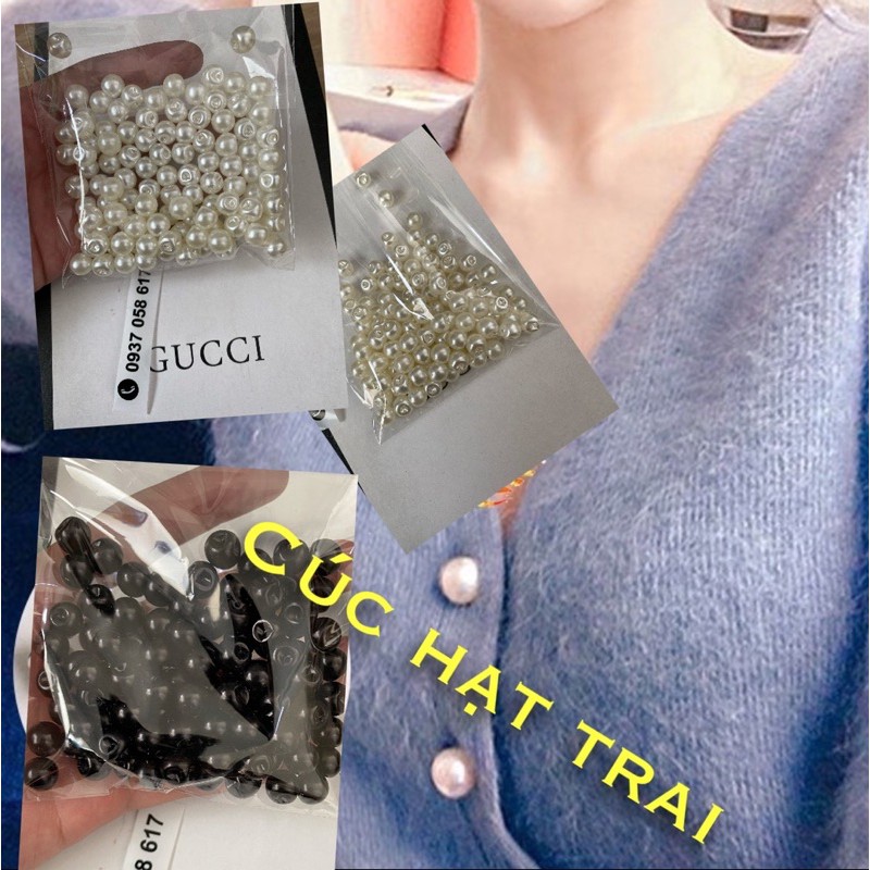 Nút hạt trai ( set 20 nút )