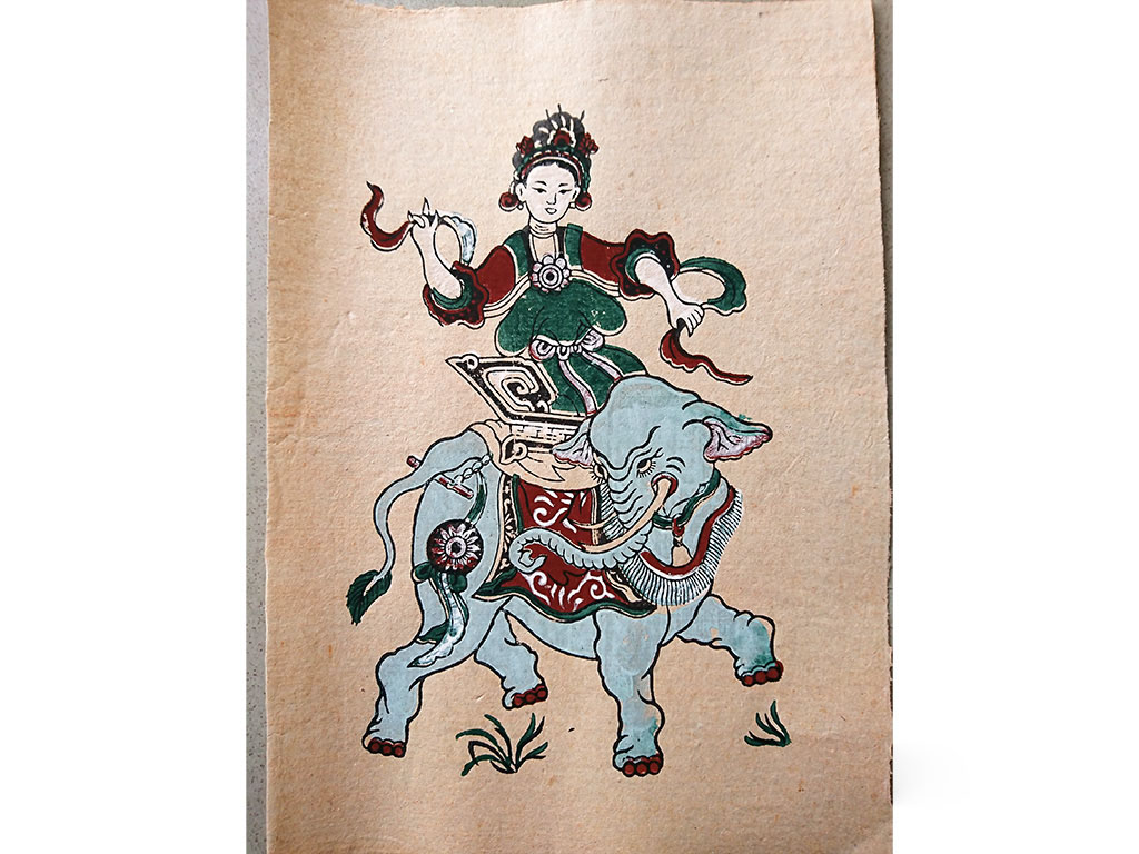 Dong Ho Ba Trieu folk painting