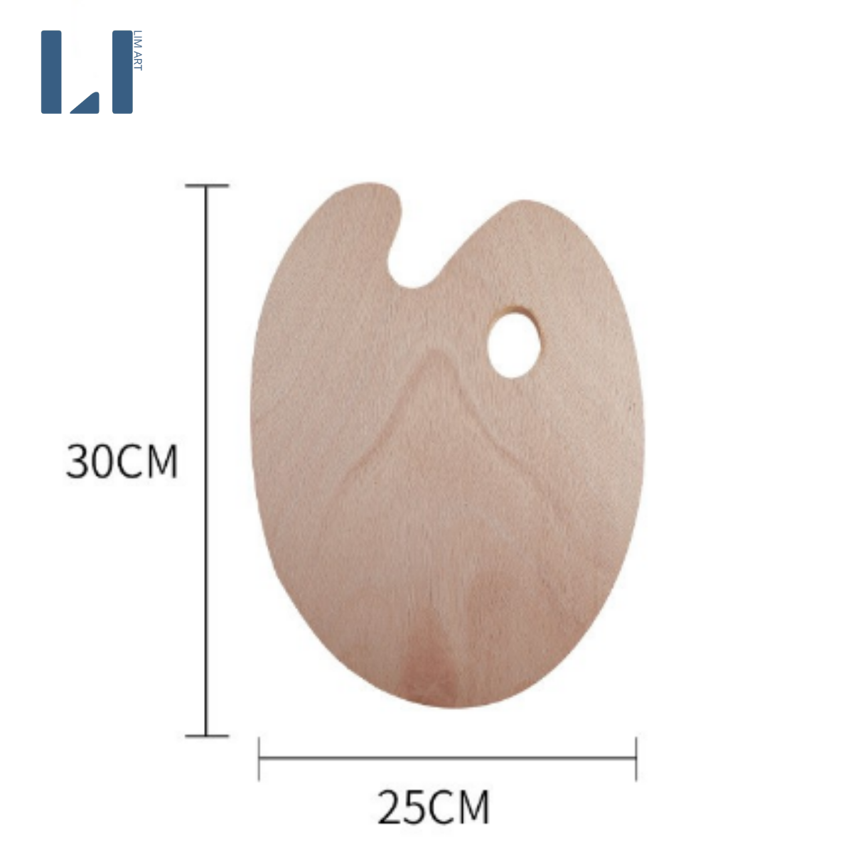 Khay pha màu vẽ bằng gỗ. Bảng pha màu, palette gỗ LIM Art
