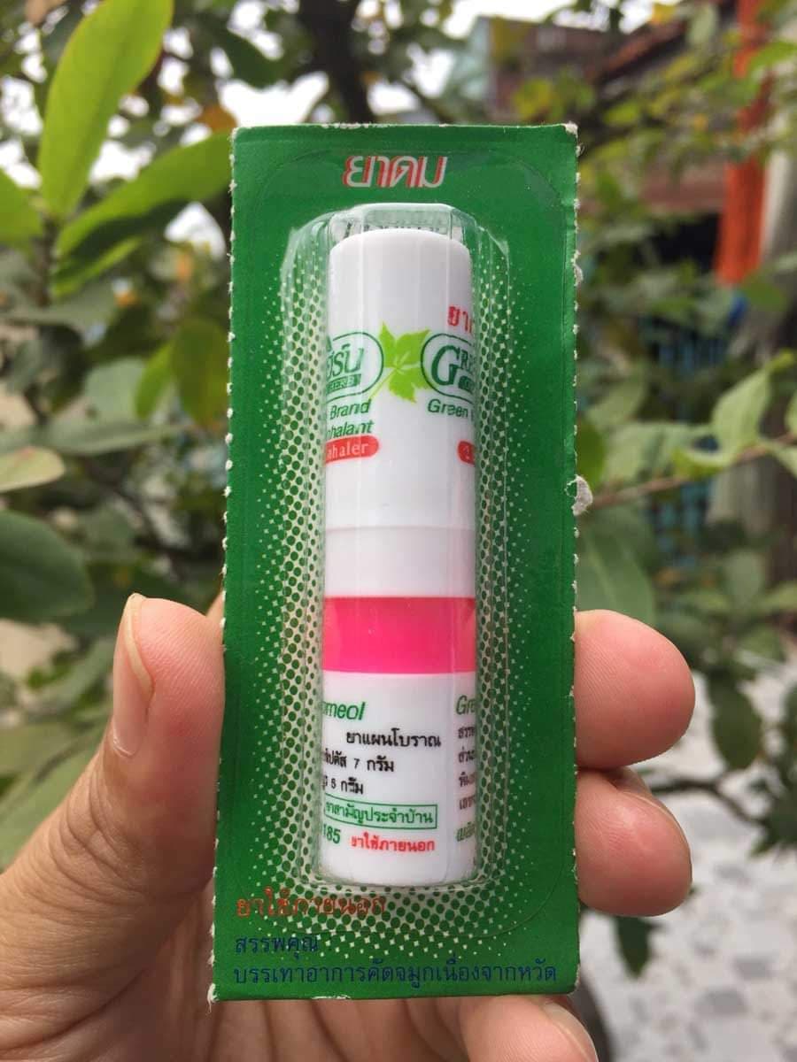 Ống Hít Thông Mũi GREEN HERB Thái Lan