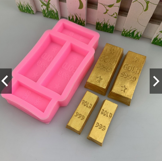 KHUÔN SILICON THỎI VÀNG (8.5*5,7CM) VÀNG CÂY 9999
