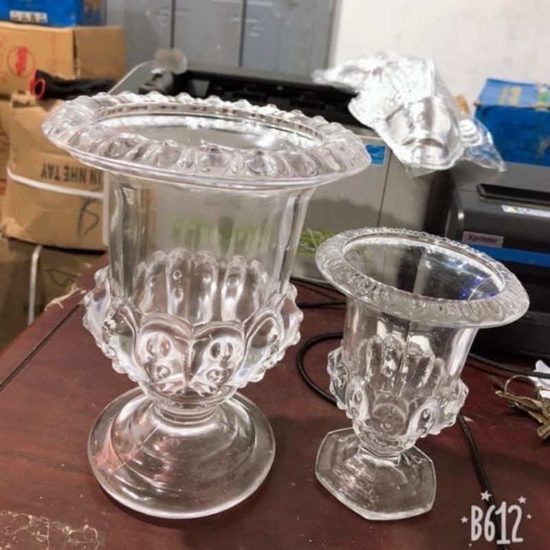LY CẮM  PHẬT THỦ BẰNG THUỶ TINH CAO CẤP