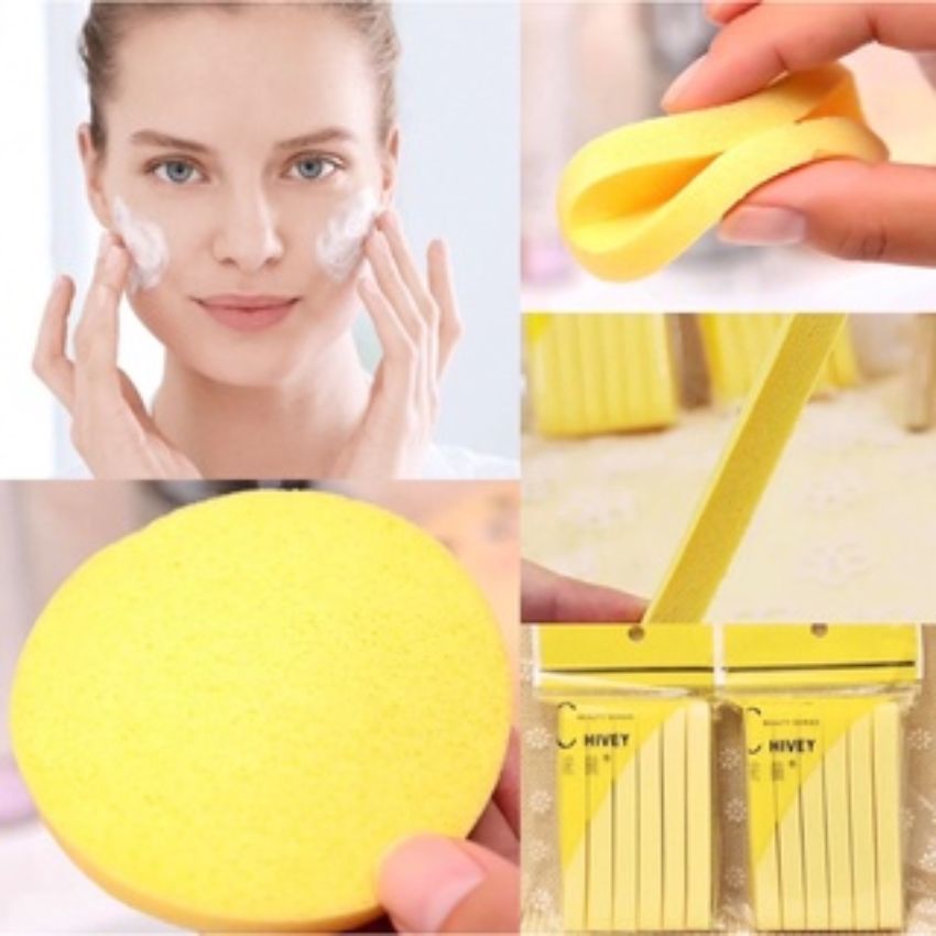 [Chính Hãng] Miếng mút rửa mặt bọt biển của nhật