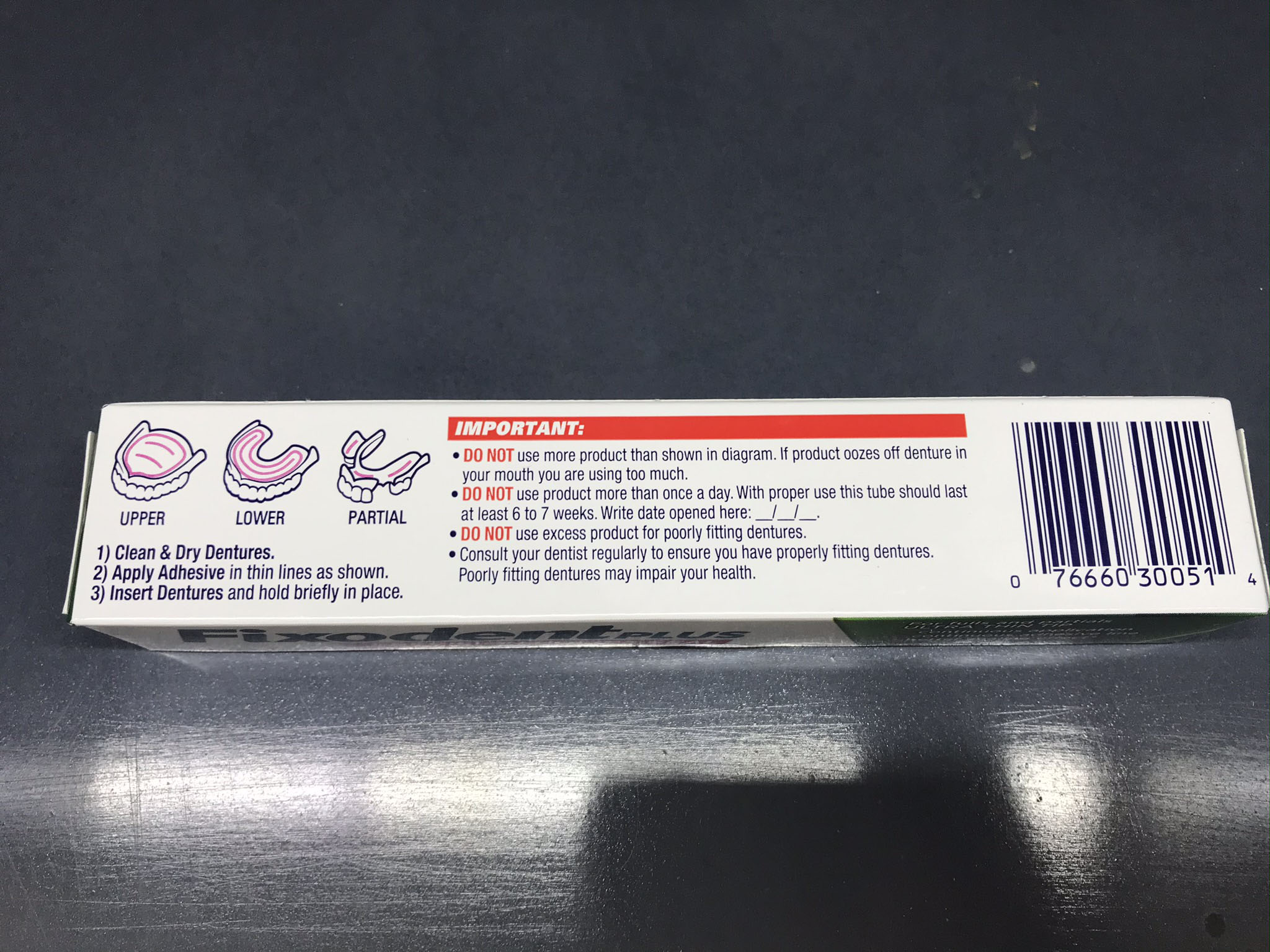 Keo dán hàm giả Fixodent Plus Scope US 57g [dvcareshop]