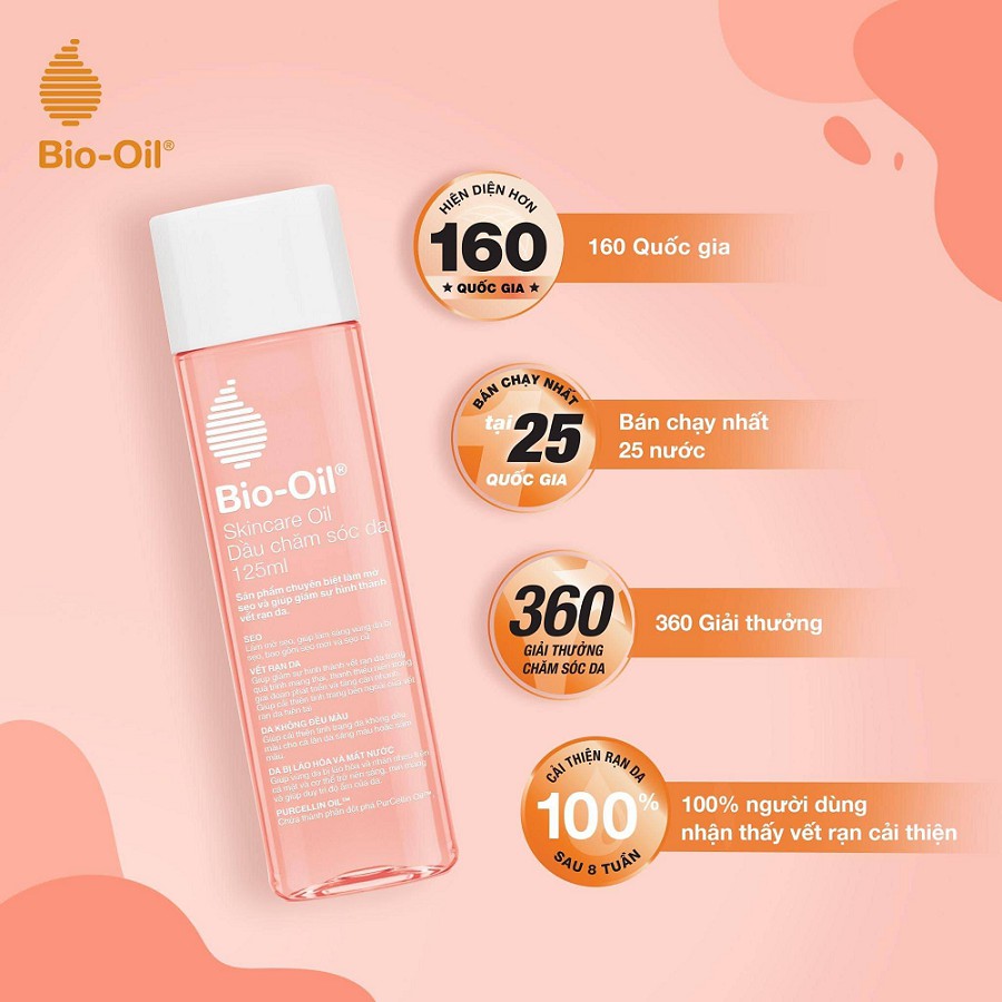 [HÀNG CHÍNH HÃNG] Tinh Dầu Trị Rạn Da, Làm Mờ Sẹo Hiệu Quả Bio Oil