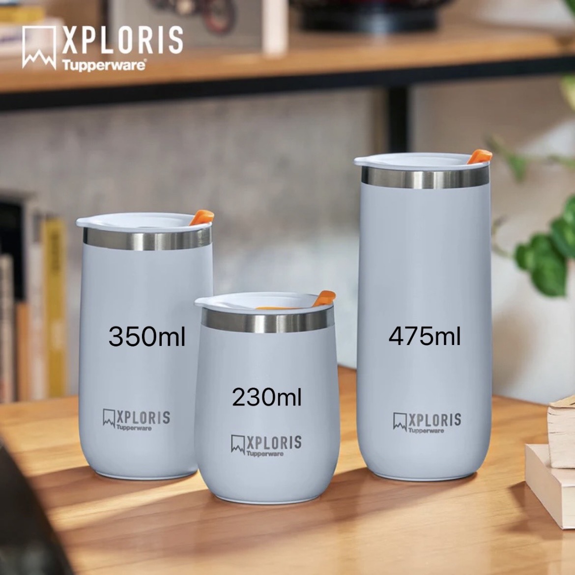 Ly giữ nhiệt Tupperware Xploris 230ml/ 350ml/475ml - Tupperware Mall Chợ Lớn