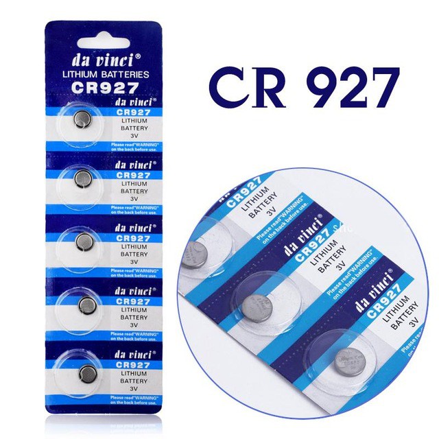Vỉ 5 viên pin CR 927 Lithium Battery 3V ( GIÁ 5 VIÊN )