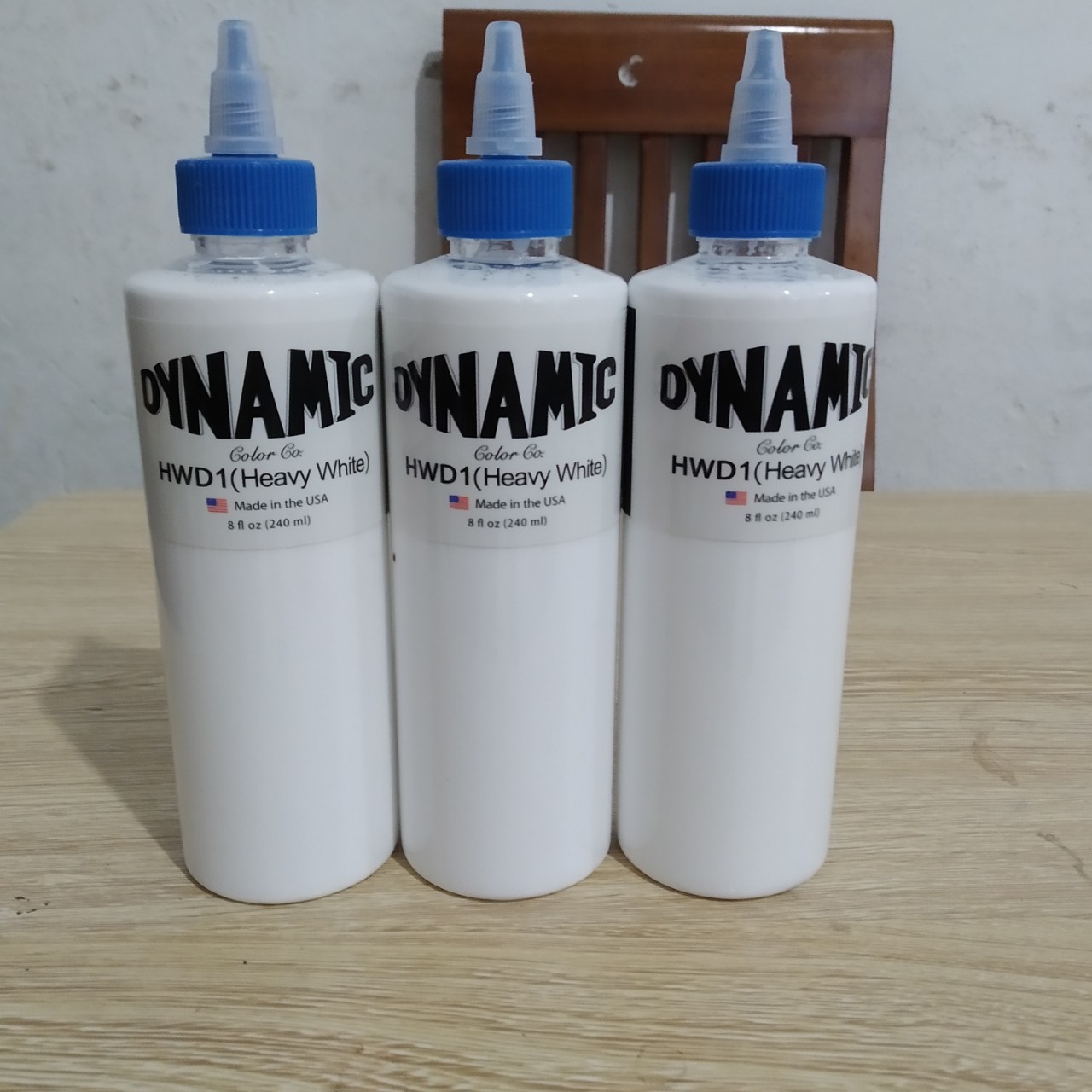 Mực xăm siêu trắng Dynamic-lọ 240ml