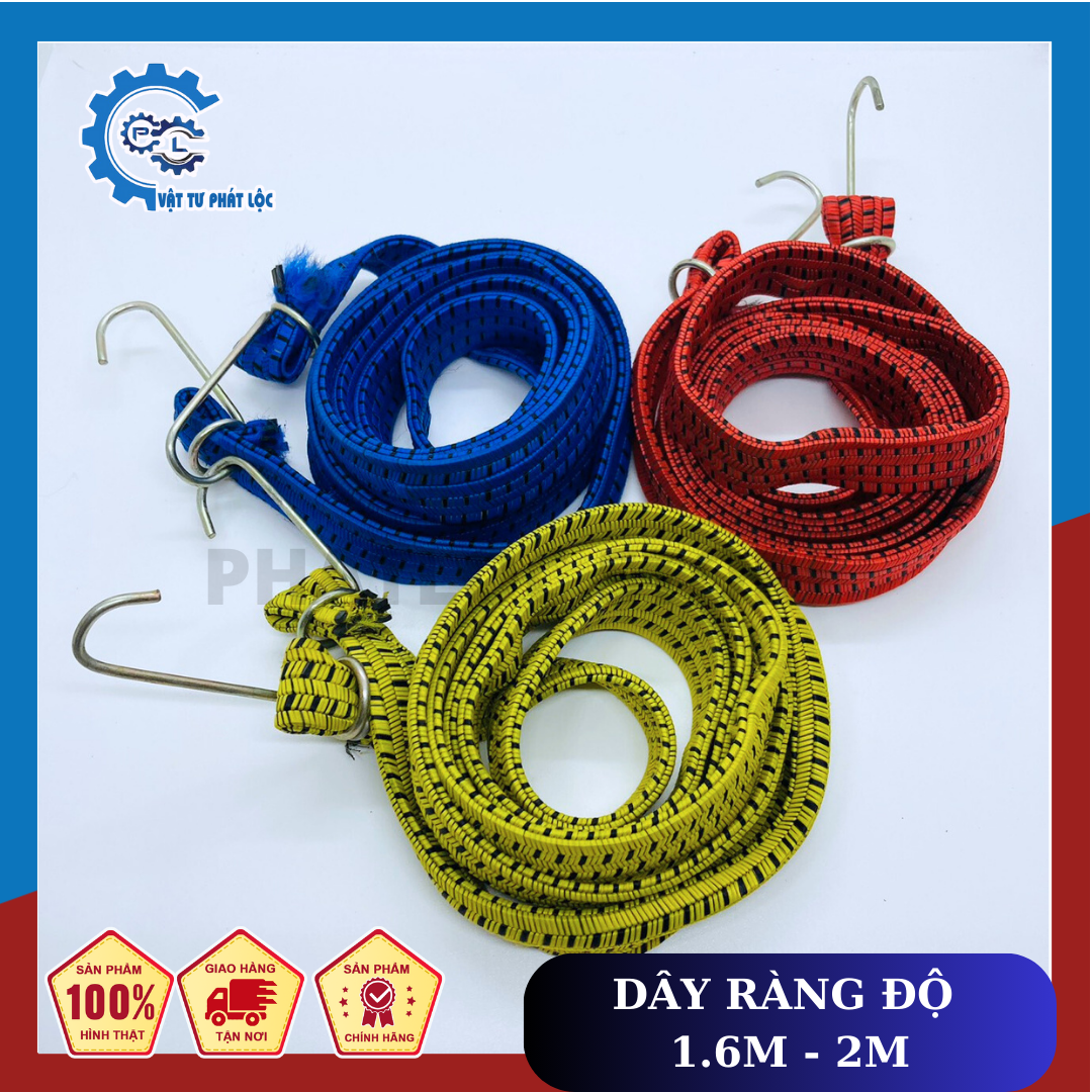 Dây ràng - Dây thun chằng đồ có móc 2 đầu đa dạng mẫu mã và nhiều độ dài để lựa chọn
