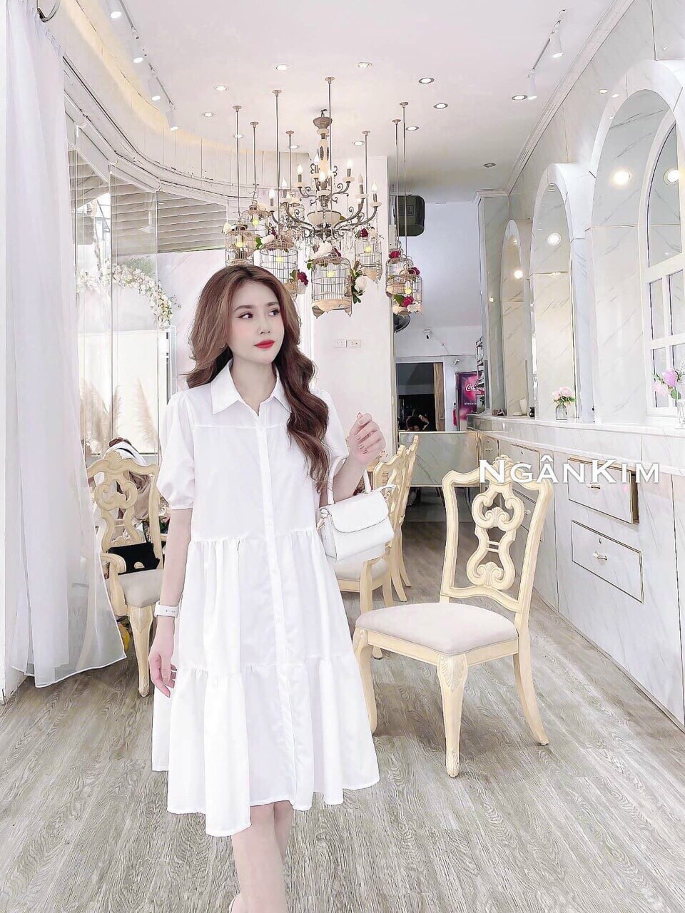 [HCM]ĐẦM XÒE TIỂU THƯ FORM RỘNG ĐÁNG YÊU TS