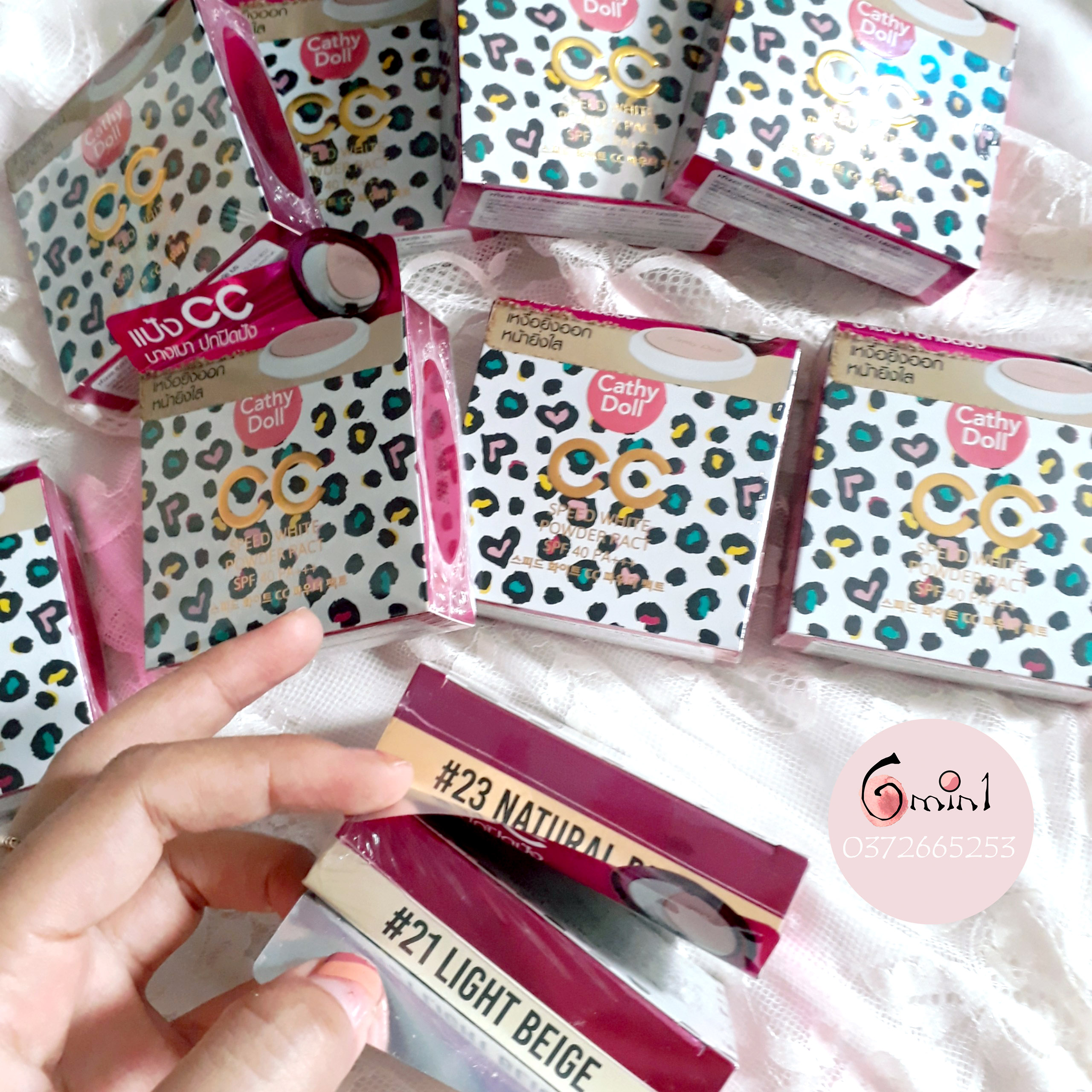 Phấn Phủ Kiềm Dầu Cathy Doll CC Speed White SPF 40 PA+++