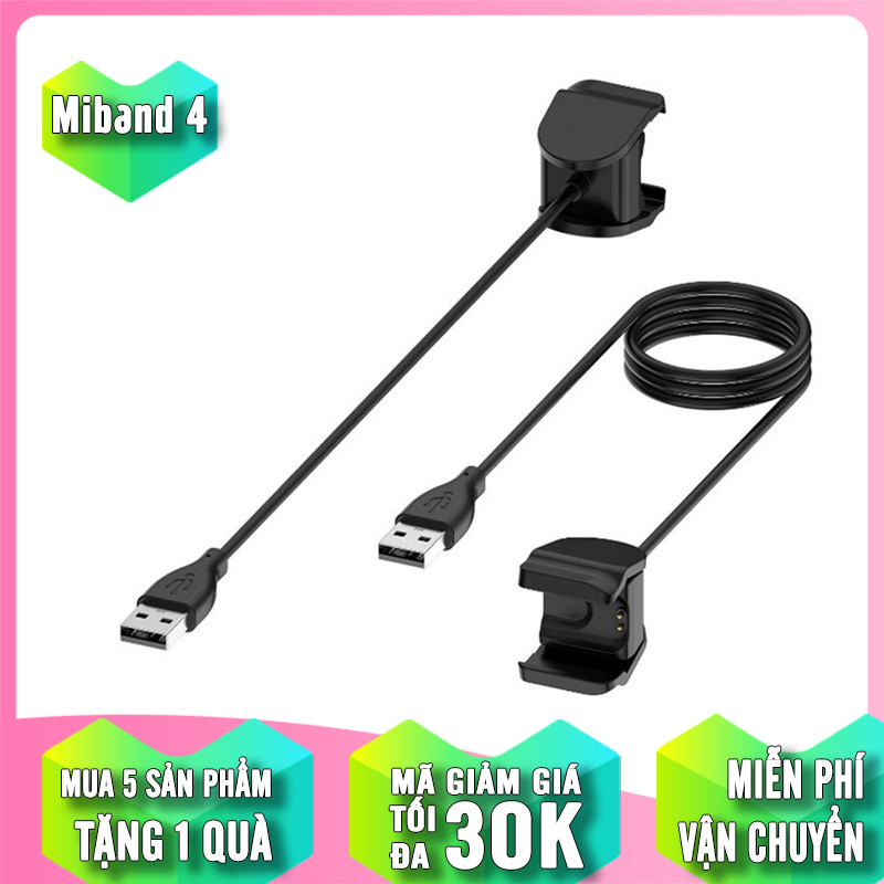 Cáp sạc kẹp dành cho Xiaomi MiBand 4
