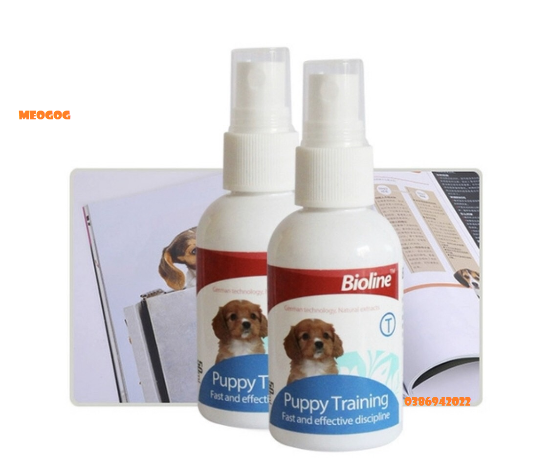 Xịt Hướng Dẫn Cún Đi Vệ Sinh Đúng Chỗ- Bioline MEOGOG