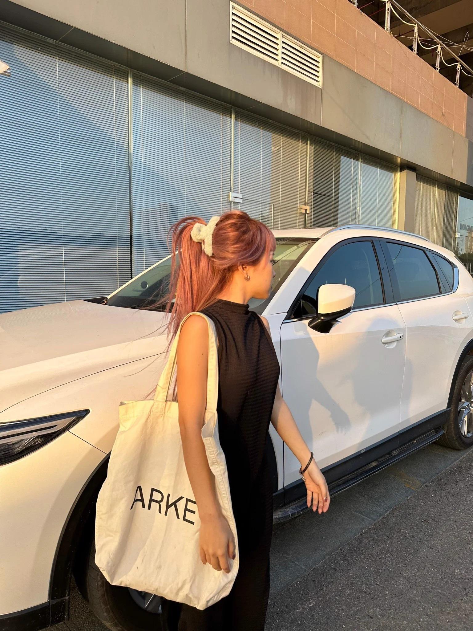 Sae Dress - Đầm thun phối lưới Remmus cho nữ
