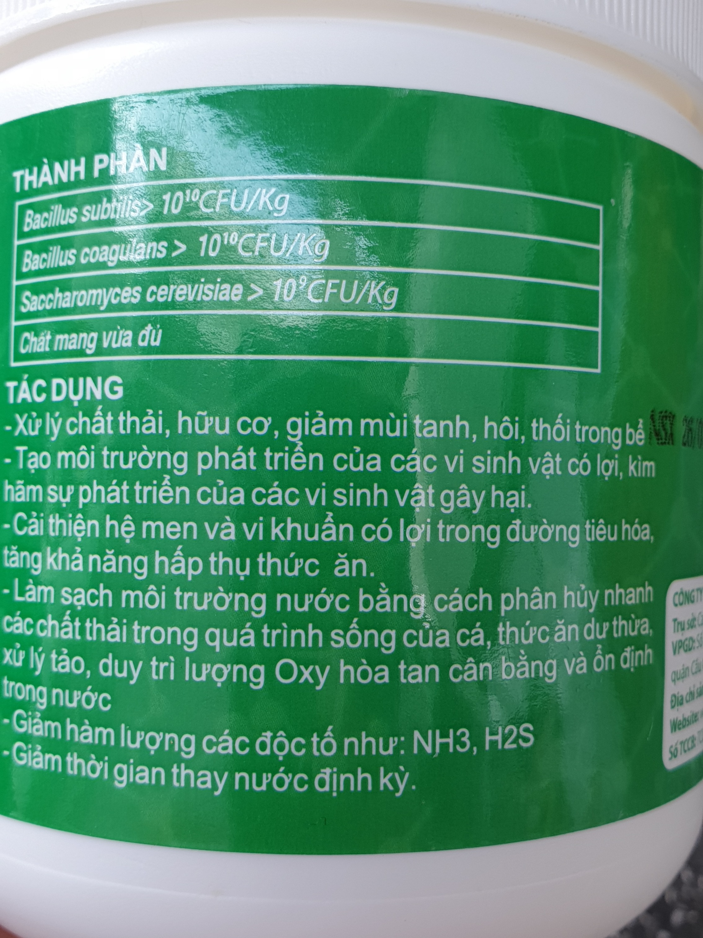 [HCM]Men vi sinh hồ cá  VIETHAND 247