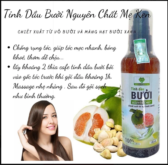 Tinh dầu bưởi nguyên chất Mẹ ken
